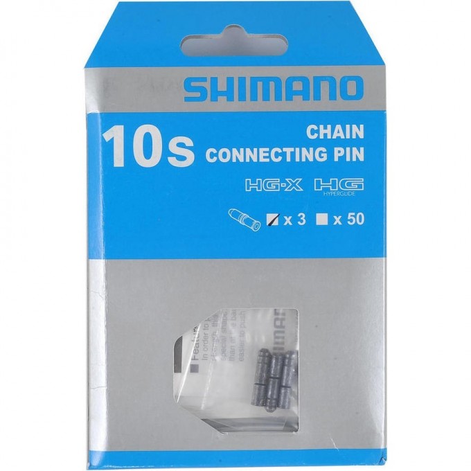 Запасная часть SHIMANO к цепи, 10 скоростей, соединительный штифт, 3 штуки, к CN7900/7801/6600/5600 Y08X98031 Запасная часть SHIMANO к цепи, 10 скоростей, соединительный штифт, 3 штуки, к CN7900/7801/6600/5600 Y08X98031